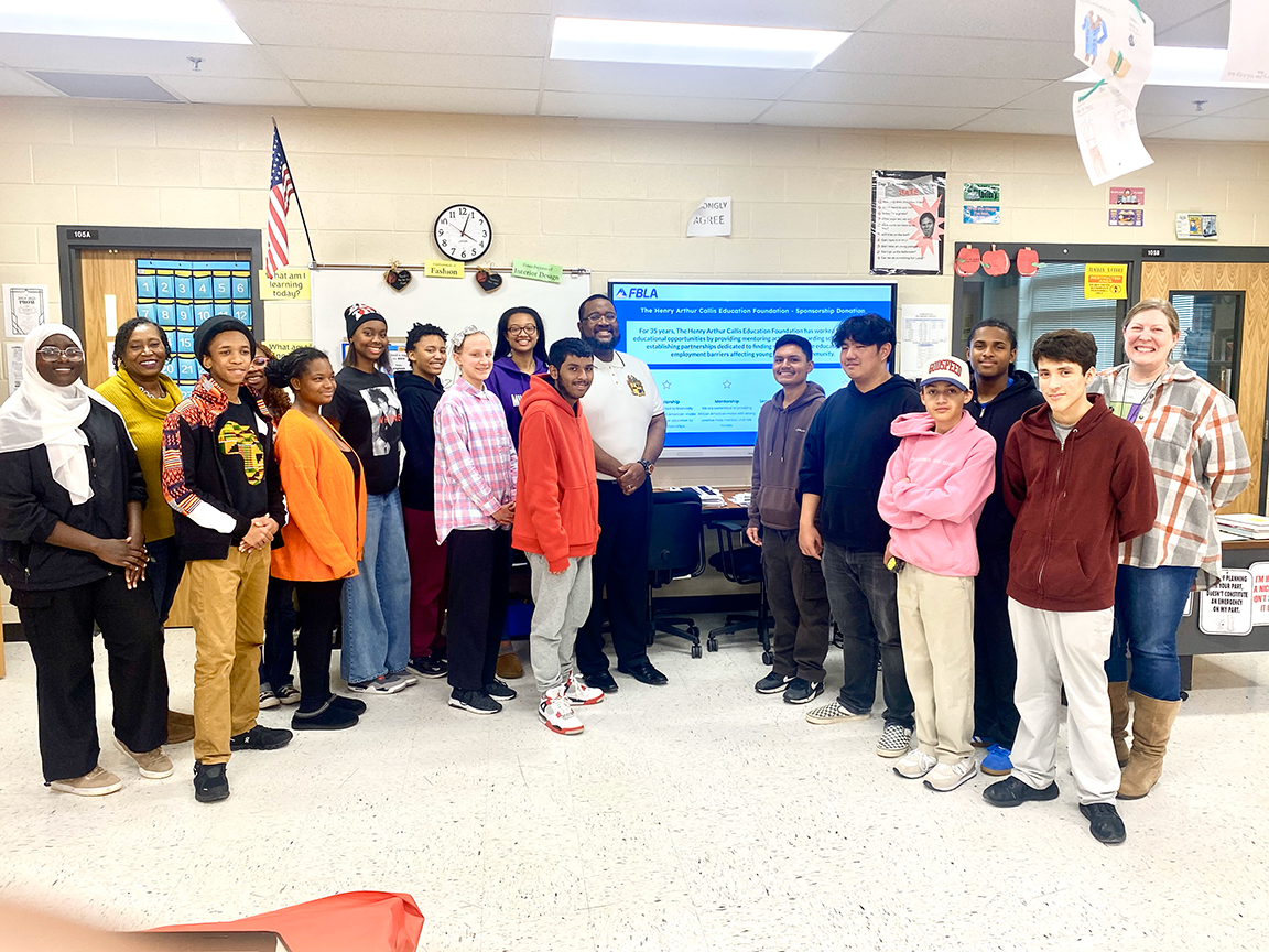 The Henry Arthur Callis Education Foundation Sponsors Future Business Leaders of America at Campbell High School