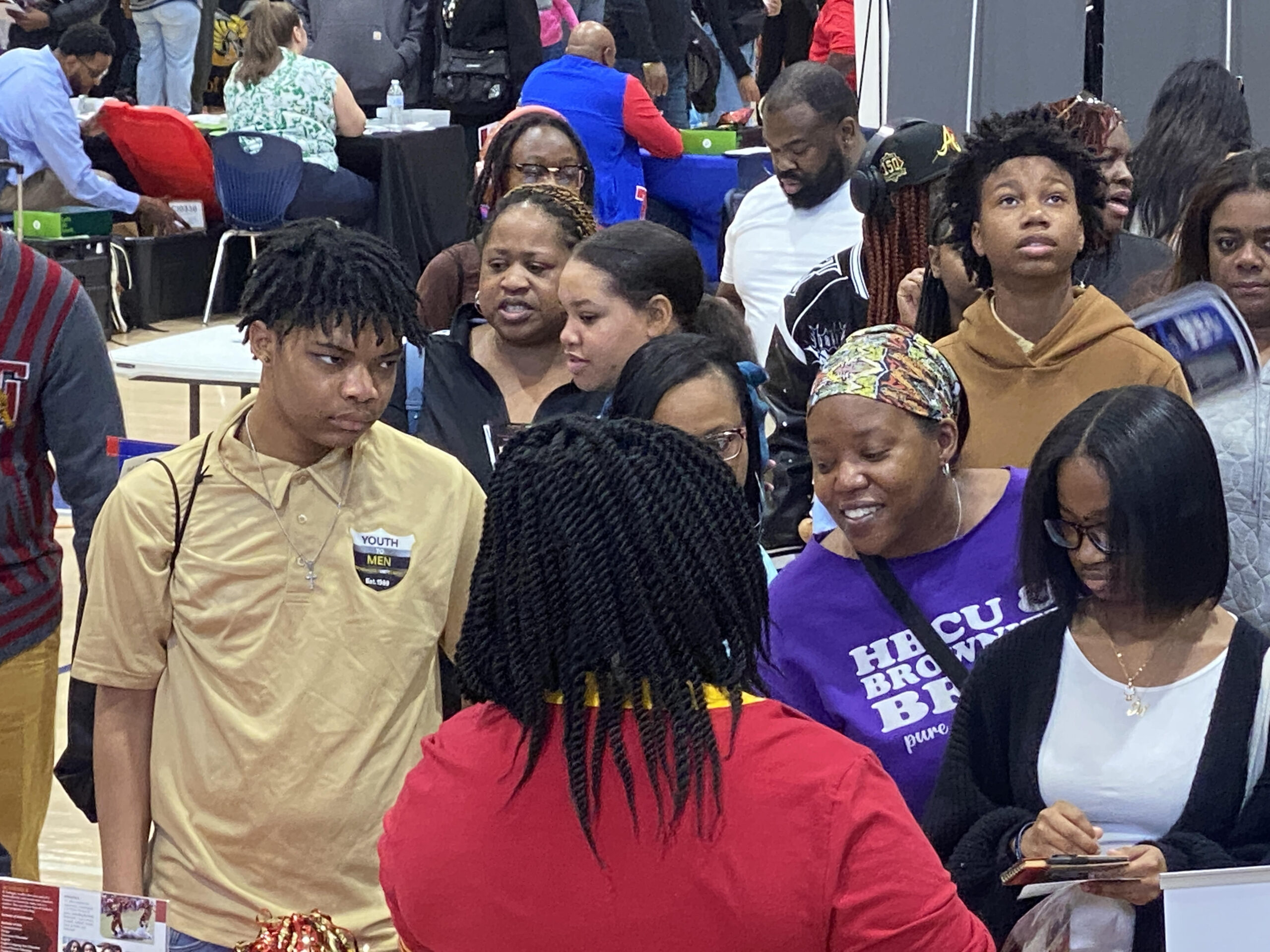 25 Youth To Men students and families participate in HBCU College Fair