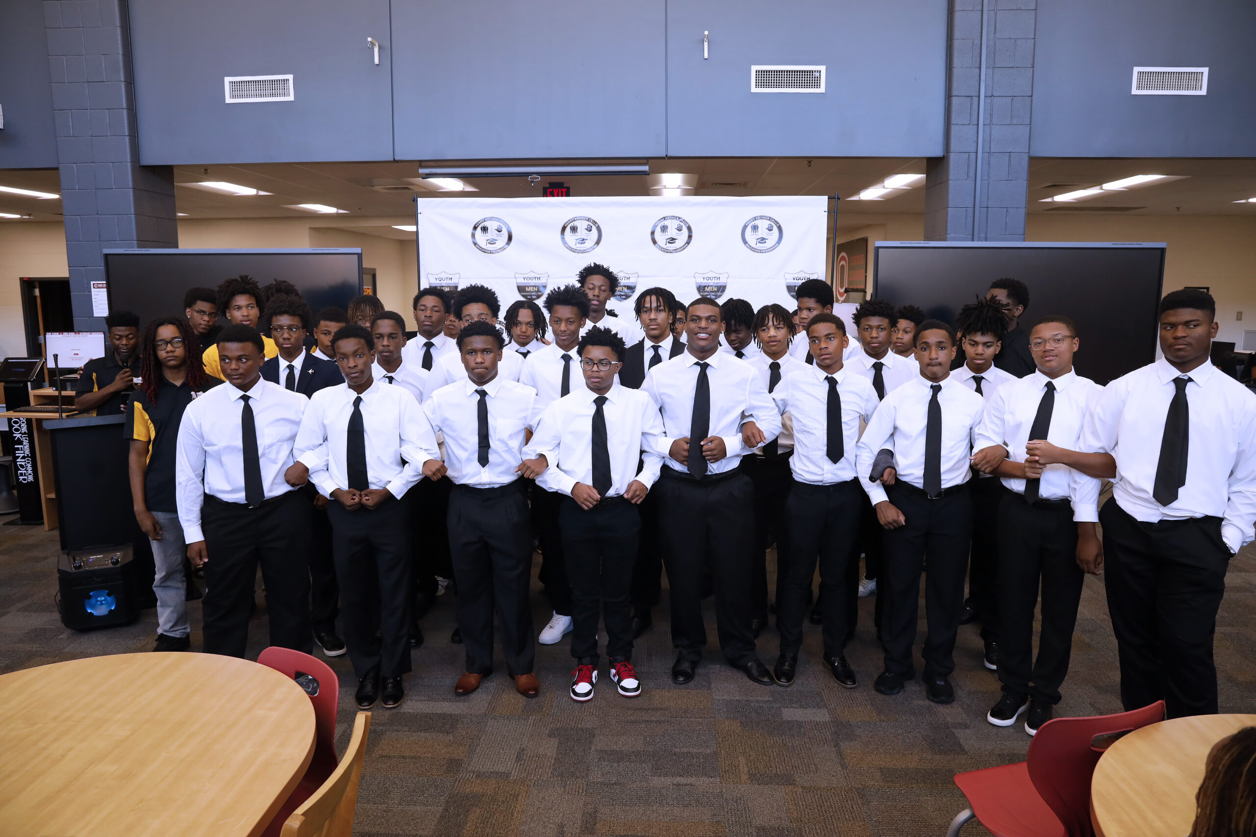 Press Release: Callis Foundation inducts 60 students into the 2024-25 Youth  To Men Class mentoring group !