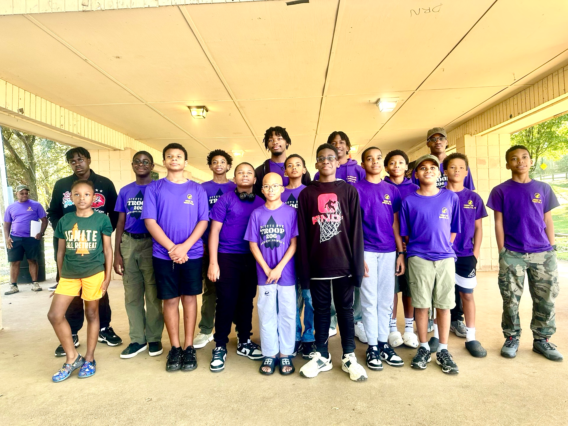 Troops 206 and 312 sponsor joint Scouting celebration!